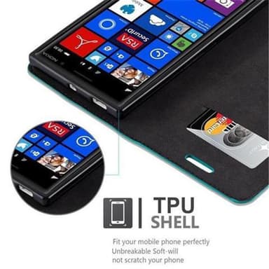 Nokia Lumia 830 Skal Fodral Case (Turkos)
