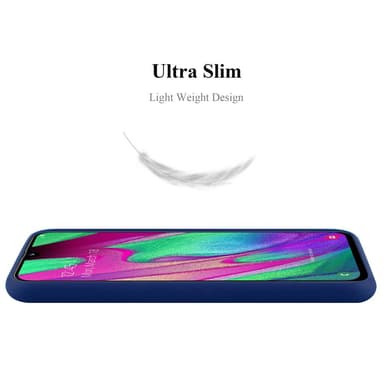 Skal Samsung Galaxy A40 Fodral Case (Blå)