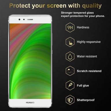 Huawei P9 3x Skyddsglas Skyddsfilm Skärmskydd