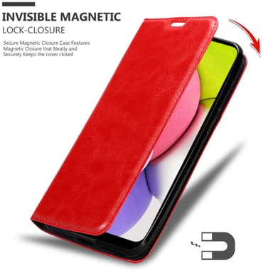 Samsung Galaxy A03s Skal Fodral Case (Röd)