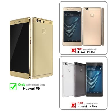 Skal Huawei P9 Fodral Case (Blå)