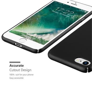 iPhone 7 / 7S / 8 / SE 2020 Skal Fodral Case (Svart)