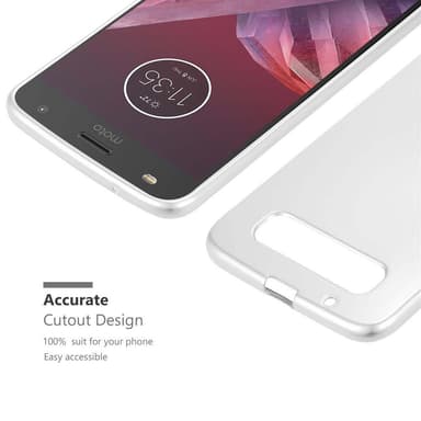 Skal Motorola MOTO Z2 Fodral Case (Silver)