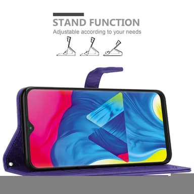 Samsung Galaxy A10 / M10 Plånboksfodral Skal (Lila)