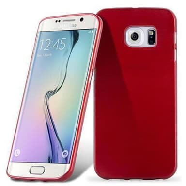 Samsung Galaxy S6 EDGE Skal Fodral Case (Röd)
