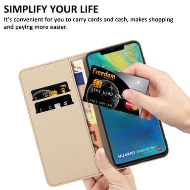 Huawei MATE 20 PRO Plånboksfodral Skal (Blå)