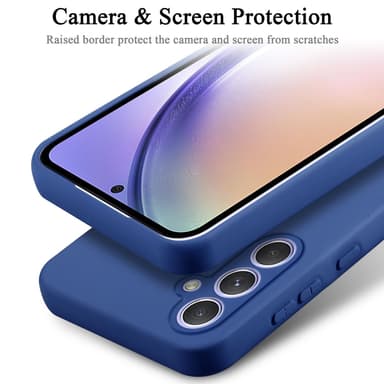 Samsung Galaxy A54 5G Skal Fodral Case (Blå)