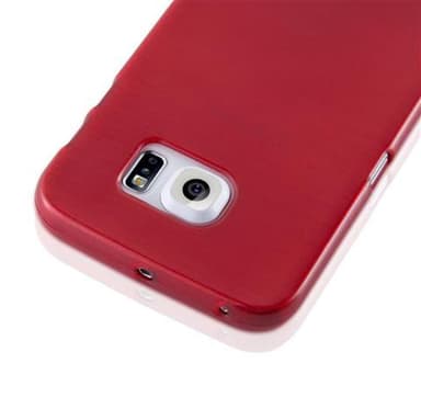 Samsung Galaxy S6 EDGE Skal Fodral Case (Röd)