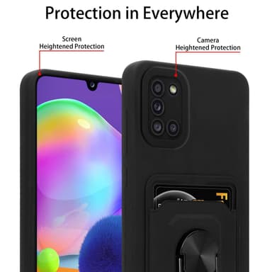 Samsung Galaxy A31 Skal Fodral (Svart)