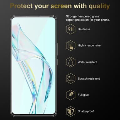 ZTE Axon 30 3x Skyddsglas Skyddsfilm Skärmskydd