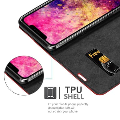 iPhone 12 / 12 PRO Skal Fodral Case (Röd)
