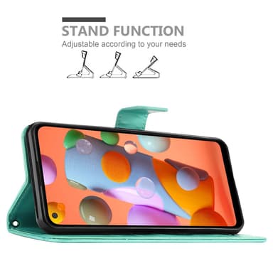 Samsung Galaxy A11 / M11 Plånboksfodral Skal (Turkos)