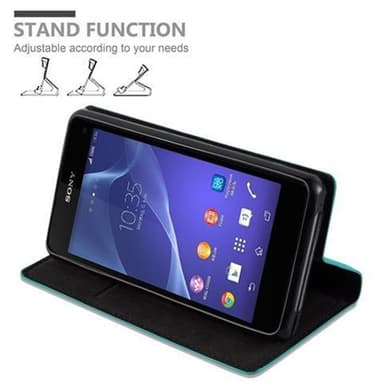 Sony Xperia Z1 COMPACT Skal Fodral Case (Turkos)