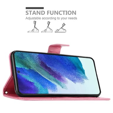 Samsung Galaxy S22 Plånboksfodral Skal (Rosa)