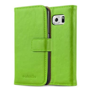 Samsung Galaxy S6 Plånboksfodral Skal (Grön)