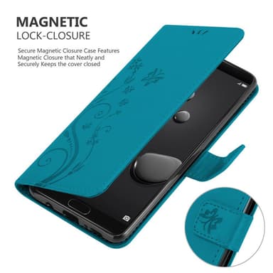 Huawei MATE 10 / NOVA 2i Plånboksfodral Skal (Blå)
