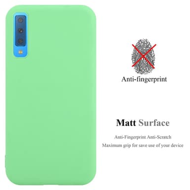 Skal Samsung Galaxy A7 2018 Fodral Case (Grön)