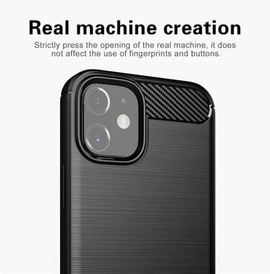 iPhone 12 MINI Skal Fodral Case (Svart)