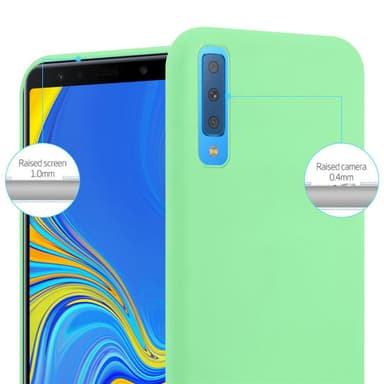 Skal Samsung Galaxy A7 2018 Fodral Case (Grön)