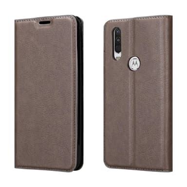 Motorola ONE ACTION Skal Fodral Case (Brun)