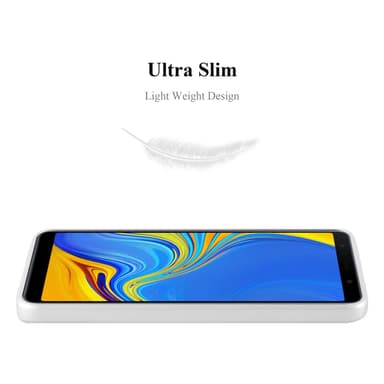 Skal Samsung Galaxy A7 2018 Fodral Case (Silver)