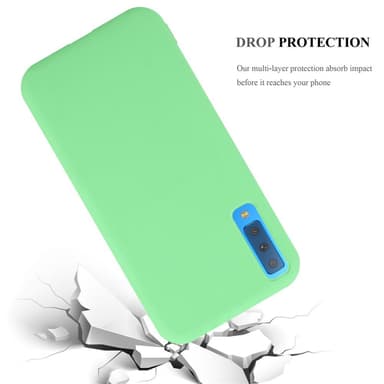 Skal Samsung Galaxy A7 2018 Fodral Case (Grön)