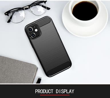 iPhone 12 MINI Skal Fodral Case (Svart)