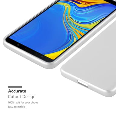 Skal Samsung Galaxy A7 2018 Fodral Case (Silver)