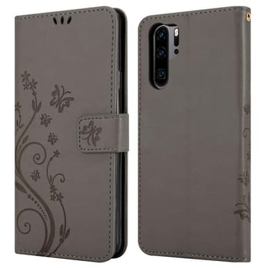 Huawei P30 PRO Plånboksfodral Skal (Grå)