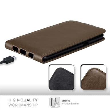 Samsung Galaxy S6 EDGE PLUS Flipfodral Skal (Brun)