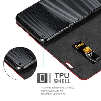 Realme GT 2 PRO Skal Fodral Case (Röd)
