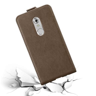 ZTE Axon 7 Flipfodral Skal (Brun)