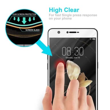 ZTE Nubia M2 Skyddsglas Skyddsfilm Skärmskydd