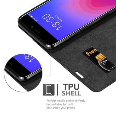 MEIZU M6 Skal Fodral Case (Svart)