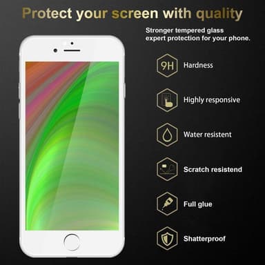 iPhone 6 / 6S Skyddsglas Skyddsfilm Skärmskydd