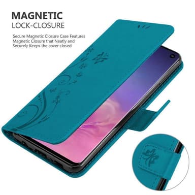 Samsung Galaxy S10 5G Plånboksfodral Skal (Blå)