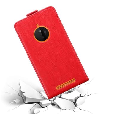 Nokia Lumia 830 Flipfodral Skal (Röd)
