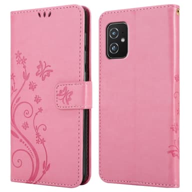 Asus ZenFone 8 Plånboksfodral Skal (Rosa)