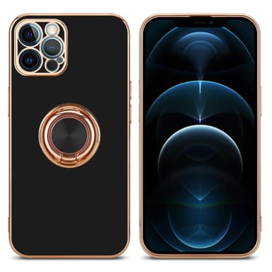iPhone 12 PRO MAX Skal Fodral Case (Svart)