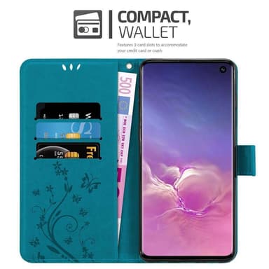 Samsung Galaxy S10 5G Plånboksfodral Skal (Blå)
