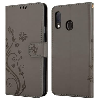 Samsung Galaxy A10e / A20e Plånboksfodral Skal (Grå)