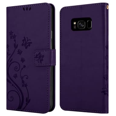 Samsung Galaxy S8 PLUS Plånboksfodral Skal (Lila)