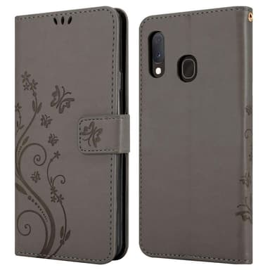 Samsung Galaxy A10e / A20e Plånboksfodral Skal (Grå)