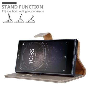 Sony Xperia L2 Plånboksfodral Skal (Brun)