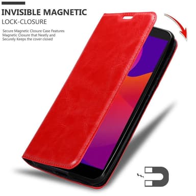 Honor 9S / Huawei Y5P Skal Fodral Case (Röd)