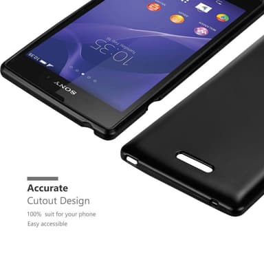 Skal Sony Xperia T3 Fodral Case (Svart)