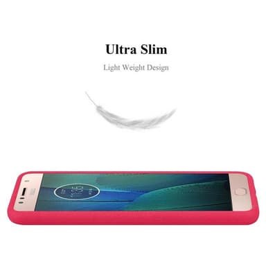 Skal Motorola MOTO G5S PLUS Fodral Case (Röd)
