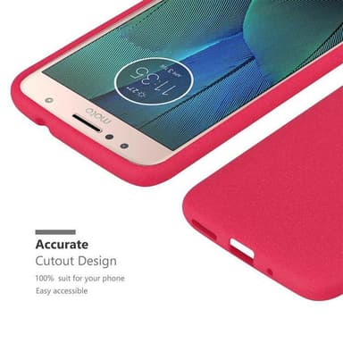 Skal Motorola MOTO G5S PLUS Fodral Case (Röd)
