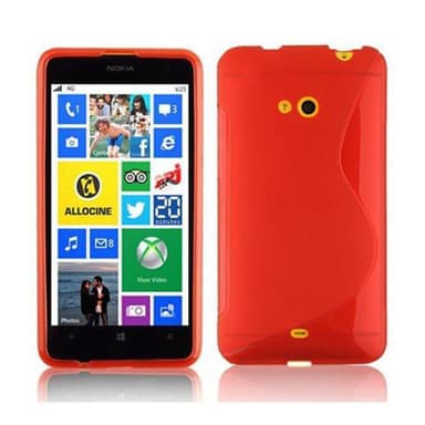 Nokia Lumia 625 Skal Fodral Case (Röd)