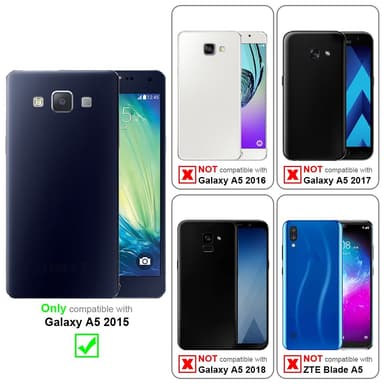 Skal Samsung Galaxy A5 2015 Plånboksfodral (Svart)